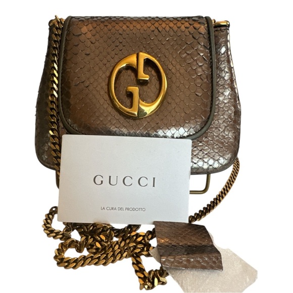 Gucci 1973 Python Crossbody Bag
Physical COA included - Picture 13 of 15